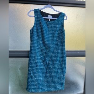 Laundry by Shelli Segal Blue Sleeveless Sheath Dress size 10